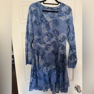 Ally Fashion Blue Patterned Garment
